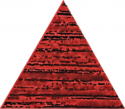 Petracers Triangolo L Arte Rosso 17x17