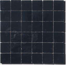 Diffusion Zellige Mosaic Noir 5 30x30