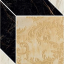 Versace Marble Mos Decorato Cube Nero Oro Bianco 19.5x58.5
