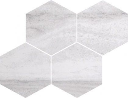 Casalgrande Padana Marmoker Esagoni Olimpo Lucido 21.5x25