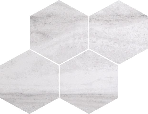 Casalgrande Padana Marmoker Esagoni Olimpo Lucido 21.5x25