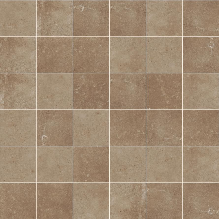 Aparici Cotto Brown Natural Mosaico 5x5 29.75x29.75