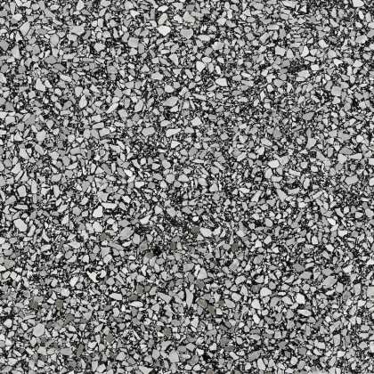 Casalgrande Padana Terrazzo Black 75.5x75.5