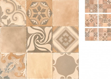 Ricchetti Terracotta Cementina Argilla Nt 60x60