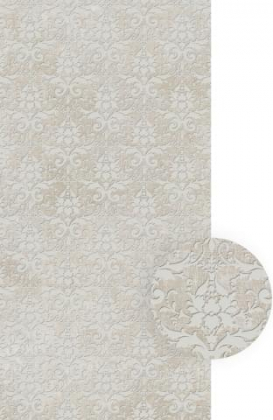 Cedit Tesori Decoro Broccato Bianco Semplice Ret 120x240