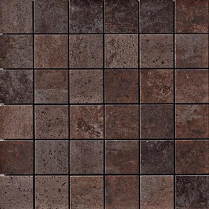 Serenissima Cir Costruire Mosaico 5x5 Metallo Ruggine 30x30