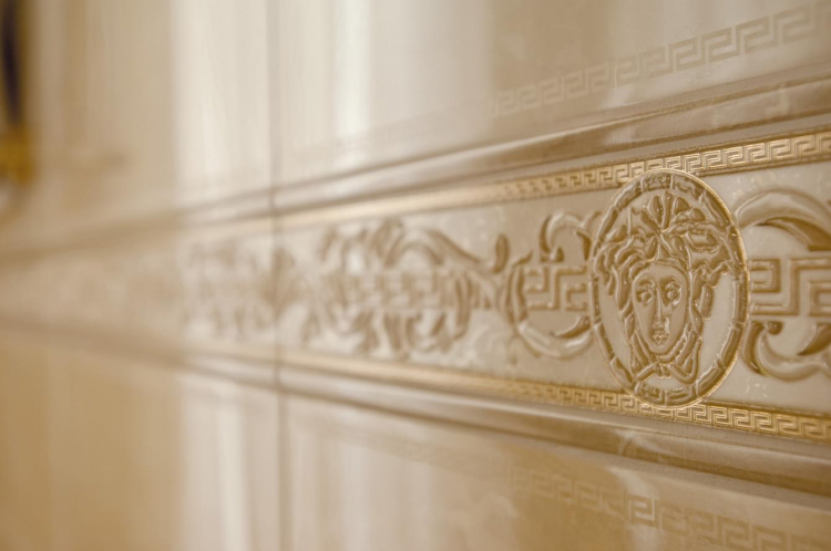 Versace Venere Fascia Geometrica Bianco 7.8x60