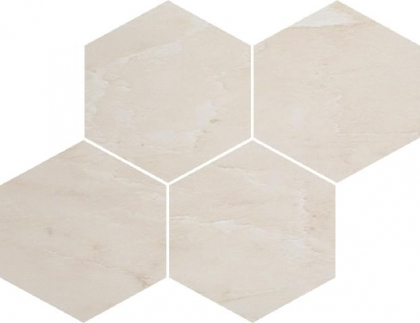 Casalgrande Padana Marmoker Esagoni Rosato Lucido 21.5x25