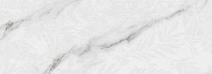 Fanal Carrara Leaves White Matt 31.6x90