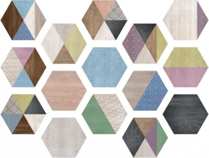 ITT Hexa Art Deco 23.2x26.7