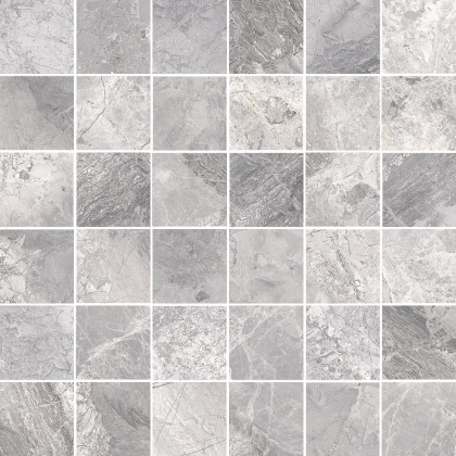 Cerdomus Supreme Mosaico Silver levigato 30x30