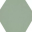 TopCer Базовая Плитка Light Green Hex 10x10