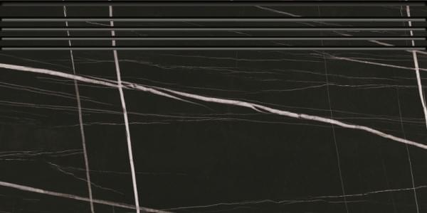 Kerranova Marble Trend Nero Dorato Steep 29.4x60