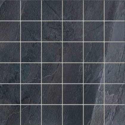 Impronta Italgraniti Stone Plan Lavagna Nera Mosaico A 30x30