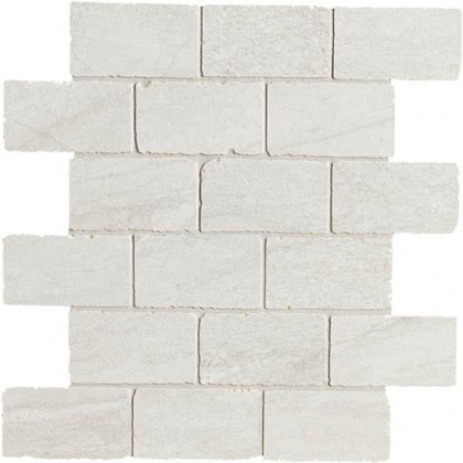 Impronta Italgraniti Up Stone White Muretto A Spacco 30x30
